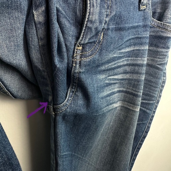 Vintage Guess Low Rise Flare Nadia Fit Size 31 - Picture 7 of 10